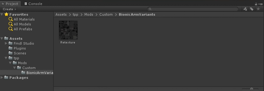 Here showing it expanded where the DDS texture is